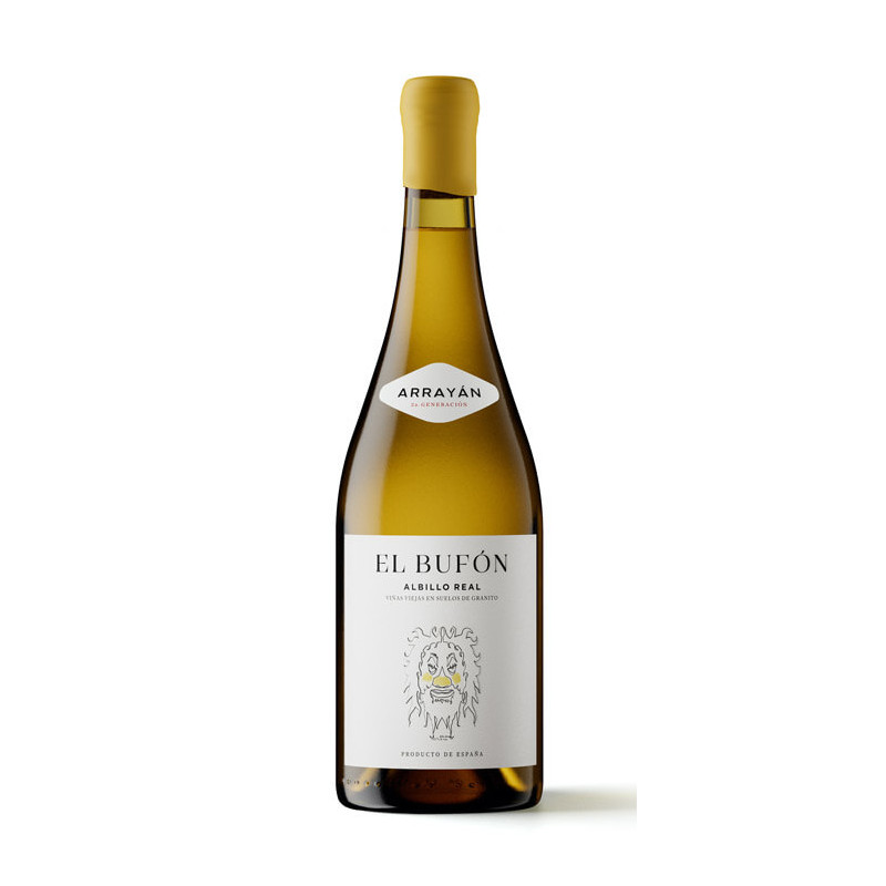 Vino Blanco El Bufón de Arrayán Albillo Real